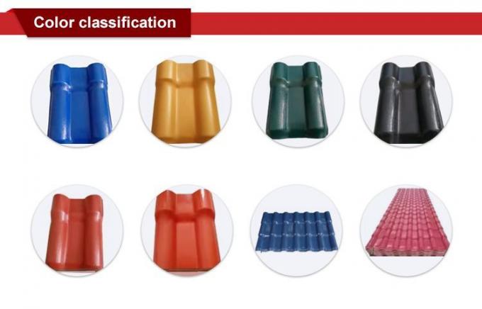 China Manufacturer′s UV-Resistant PVC Roofing Tile Modern Design ASA Synthetic Resin Tile for Spanish Villa House Project