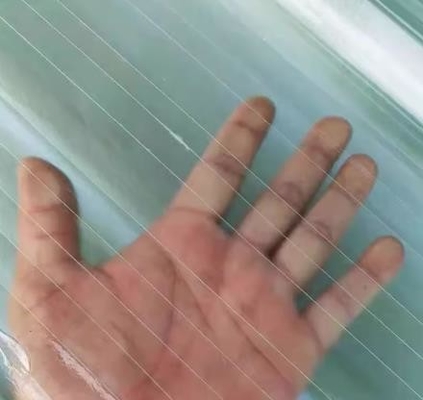 صفيحة سقف لأشعة السقف الشفافة من الألياف الزجاجية