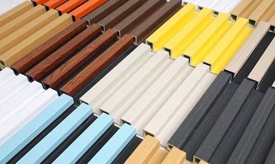 لوحة حائط WPC للديكور الداخلي الحزمة الحجم 290.00cm * 17.00cm * 22.00cm سهلة التثبيت والصيانة
