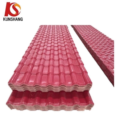 الشريط الهندي الشعبية الاسبانية الشريط الحاجز ASA مطبقة UPVC PVC سقف ورقة والحزمة المنزل حجم 35.00cm * 30.00cm * 15.00cm