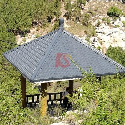 صفائح تسقيف من مادة ASA الاصطناعية من مادة upvc مخصصة، بلاط سقف من الراتنج متين