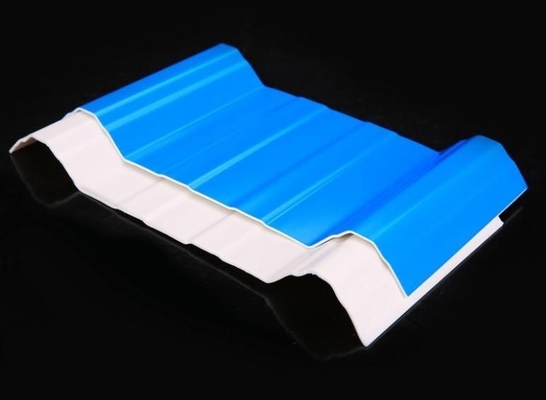 الصدمة العالية المقاومة لألواح السقف البلاستيكية PVC تيجاس لاميناس الأصفر 1130mm 1360mm 1070mm 900mm