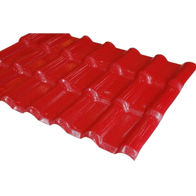 طول العمر الصناعي الراتنج الأسباني البلاط السقف 4 طبقات ASA PVC تيجاس صفيحة السقف المصنوعة من مواد كيميائية أخرى