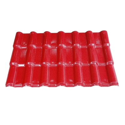 2.000kg الحزمة الوزن الإجمالي 880mm UPVC Teja Espanola أسبانيا سقف الصفحة اللون مغلفة ب PVC أسطوانات السقف الراتنج الاصطناعي
