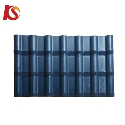 PVC Tejas المموجة الصناعية الراتنج ورقة أسطوانة الأسطح الإسبانية مع الحماية من الحريق B1 وشكل الخيزران