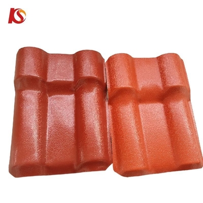 أسطوانات سقف ذات قوة عالية ASA مطلية UPVC على الطراز الساحلي مع 10 سنوات لون دائم 2.000kg الحزمة الوزن الإجمالي