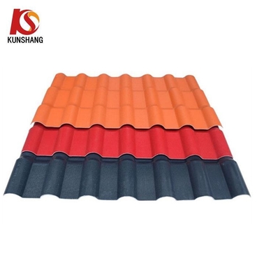 2.000kg حزمة الوزن الإجمالي PVC / ASA البيع البلاط السقف مضاد للأشعة فوق البنفسجية أفضل لمواد سقف المنازل