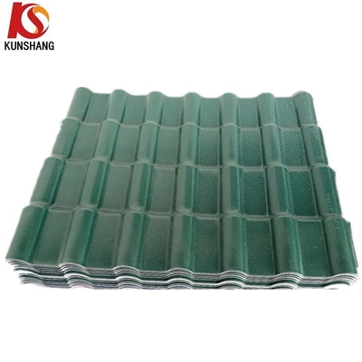 2.000kg حزمة الوزن الإجمالي PVC / ASA البيع البلاط السقف مضاد للأشعة فوق البنفسجية أفضل لمواد سقف المنازل