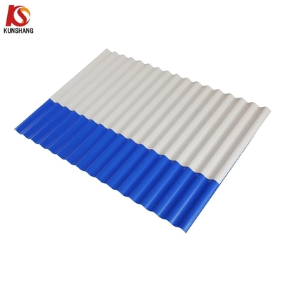 1070mmx5900mm مخصصة PVC تيجاس بلاستيكي سطح البلاط 1130mm الموجة المموجة UPVC سطح الصفحة مع التثبيت السهل