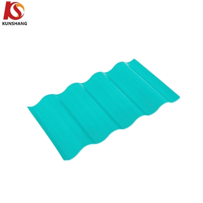 1070mmx5900mm مخصصة PVC تيجاس بلاستيكي سطح البلاط 1130mm الموجة المموجة UPVC سطح الصفحة مع التثبيت السهل