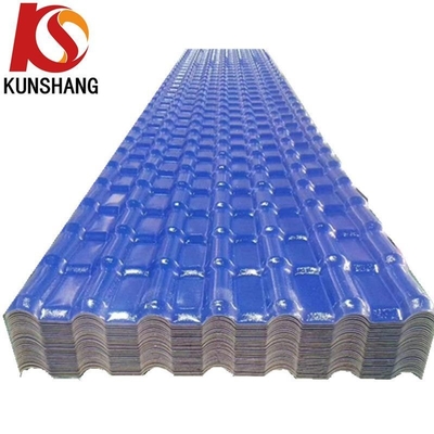 2.000 كجم الوزن الإجمالي الطراز المخصص ASA PVC البلاط السقف مع المواد المقاومة للماء الراتنج الاصطناعي