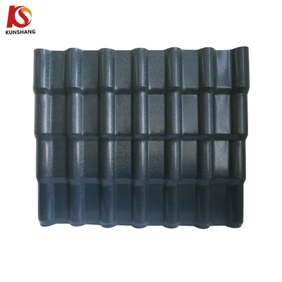 S البلاطات H.S الرمز 39259000 أوراق سقف UPVC/PVC البلاستيكية المموجة للسقف الإسباني من الراتنج الاصطناعي