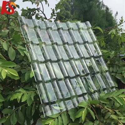 2.3-3.0MM الصفحة السطحية المموجة المقاومة للحرارة UPVC سطح ASA التطبيق الخارجي الملون لبناء المنازل