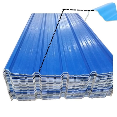 2.000kg حزمة الوزن الإجمالي PVC/UPVC صفيحة السقف المموجة للعزل الحراري في مواد البناء ألواح بلاستيكية خفيفة الوزن