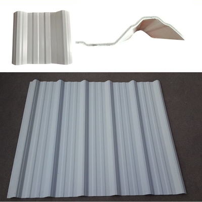 بلاستيك PVC أسطوانات السقف المموجة UPVC صفيحة السقف العريضة السطح 910mm لمتطلبات العملاء الخاصة بك