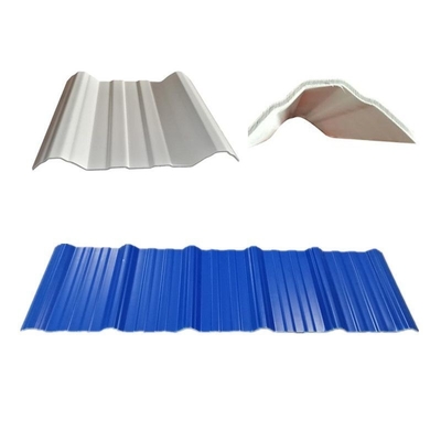 بلاستيك PVC أسطوانات السقف المموجة UPVC صفيحة السقف العريضة السطح 910mm لمتطلبات العملاء الخاصة بك