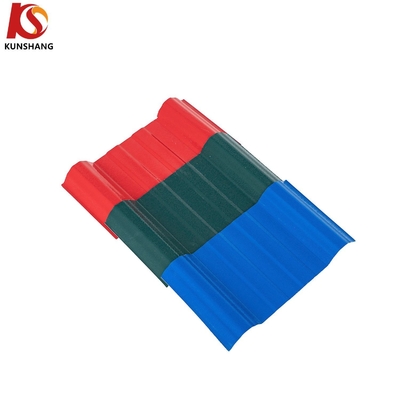 1.5-3.0mm سمك 1130mmx5800mm بلاط موجة دائرية لسهولة أداء التطبيق