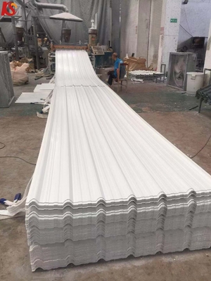 1.5-3.0mm سمك 1130mmx5800mm بلاط موجة دائرية لسهولة أداء التطبيق