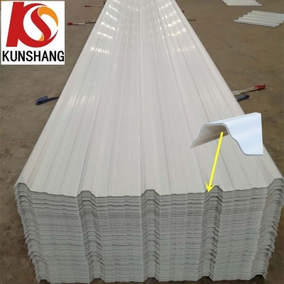 2.000kg حزمة الوزن الإجمالي مقاومة للحريق البلاط الموجات التريبيزويدية للتصميم الأزرق وطويل الأمد