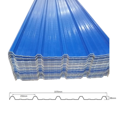 مواد بناء ملونة بلاستيكية بلاط السقف بي.في.سي تيجاس لامينات 1.5mm-3.0mm UPVC سقف / صفيحة السقف لمتطلبات العملاء