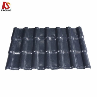 مقاومة للطقس ASA سطح PVC الطوب سقف ورقة للبيت المعدل سقف الطوب الإسباني و 2000 كجم الحزمة الوزن الإجمالي