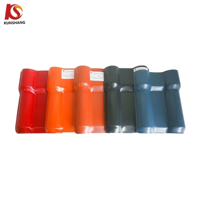 أسطوانات سقف مستديرة وقليلة الصيانة ASA PVC الراتنج الاصطناعي المموجة للفنادق H.S Code 39259000