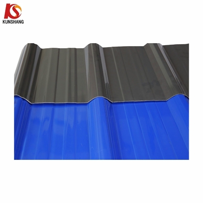 3 طبقات مضادة للحريق PVC أسطح المموجة للخزائن مضادة للماء UPVC أسطح البلاط سمك 1.2-3.0mm
