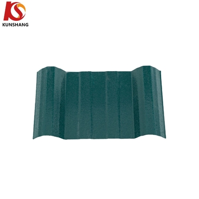 أسطوانات سقف عادية أوراق سقف UPVC المموجة الكلاسيكية ألوان مختلفة لامينا دي PVC عرض 1130mm