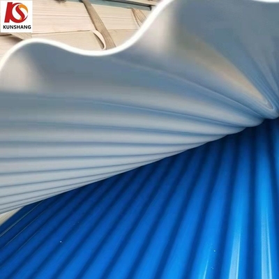 المقاومة للظروف الجوية ASA UPVC صفيحة سقف الموجات لقطعة المنزل الحجم 220.00cm * 113.00cm * 15.00cm سهلة التثبيت