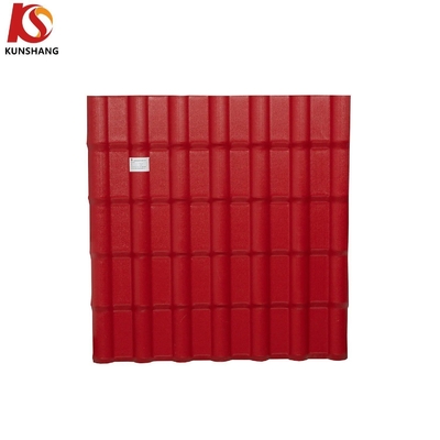 1050mm*11826mm أسطوانة إسبانية أسطوانة مائية معزولة حرارية بلاستيكية PVC صفيحة سقف الراتنج الاصطناعي