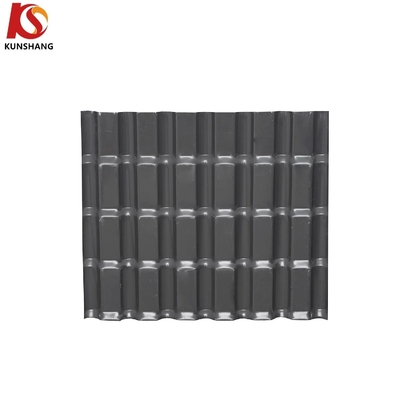 S البلاط تحميل الكمية 4500-6000sqm لكل حاوية 1050mm صفيحة السقف ASA غطاء صفائح السقف ASA PVC أسبانيا الصناعية الراتنج البلاط