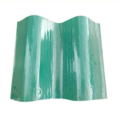 الطول صنع من قبل العملاء طلب 2000 كجم حزمة الوزن الإجمالي حماية UV 900mm ألياف زجاجية Hoja De FRP صفيحة السقف
