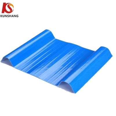 سطح ناعم FRP بلاستيكي البلاط سقف المموج مع 35.00cm * 30.00cm * 15.00cm حجم الحزمة صديقة للبيئة