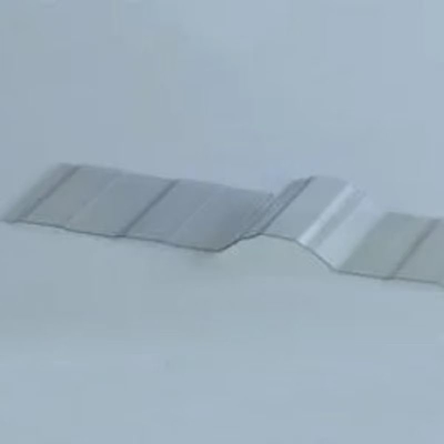 صفيحة سقف البولي كربونات لامعة عالية للأسقف المموجة 720mm عرض وتصميم صديق للبيئة 1.2G / M3 كثافة