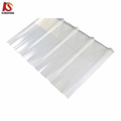 سطح ناعم FRP سقف المموج في 720-1130mm عرض للسقف المستدام والصديق للبيئة