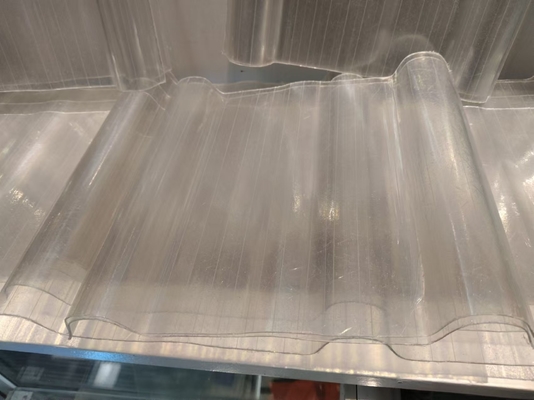 السقف الشفاف المموجة من FRP 0.8mm-3.0mm