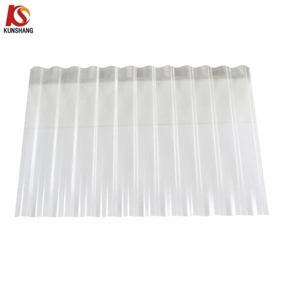 السقف الشفاف المموجة من FRP 0.8mm-3.0mm
