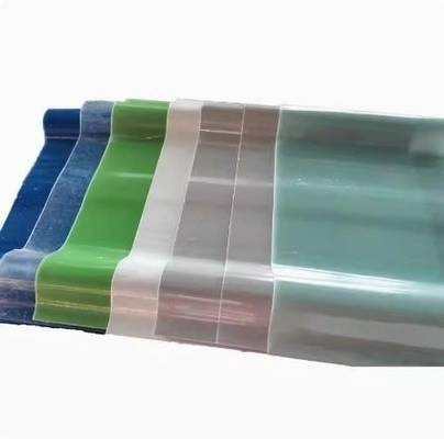 صفيحة السقف 0.8mm-3.0mm سمك الألياف الزجاجية المقوية البلاستيكية مضادة للأشعة فوق البنفسجية FRP للحزمة التخزينية الوزن الإجمالي 2.000kg