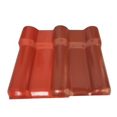 High Weatherability Spanish PVC Roof Tile Featuring Flame Retardant ASA Coating and Composite Heat Insulating Layer for Protection